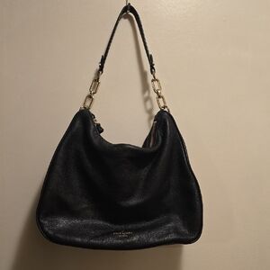 Black and Gold Hobo Kate Spade Bag with Slouchy Design